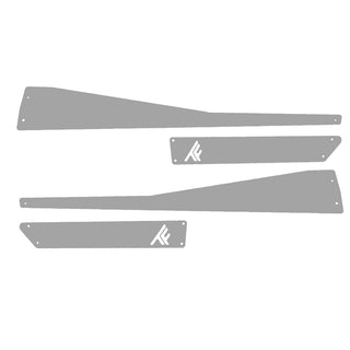 Custom Color Accent Panels (Jewel Gray) Upgrade for Thumper Fab Ranger Half Doors