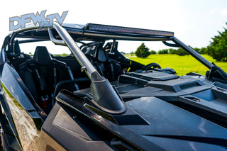 Polaris RZR Turbo R - Gray Cage with Black Roof and Rock Sliders