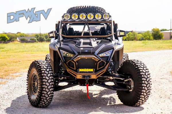 Polaris RZR Pro R - Bronze Cage and Rocksliders with Spare Tire Carrier and More