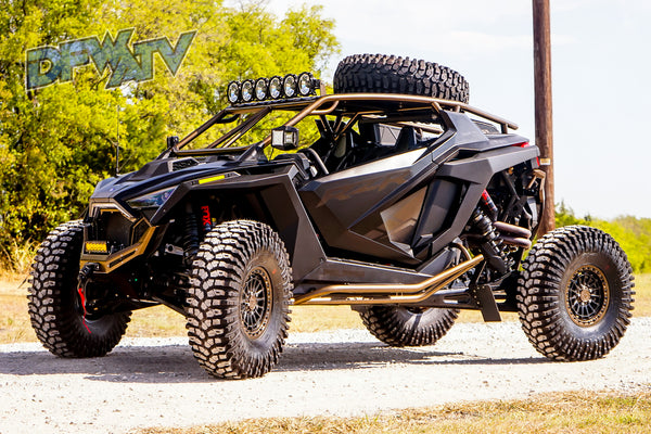 Polaris RZR Pro R - Bronze Cage and Rocksliders with Spare Tire Carrier and More