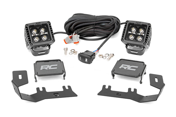 Rough Country LED DITCH LIGHT KIT | CHEVY SILVERADO 1500 (2014-2018)