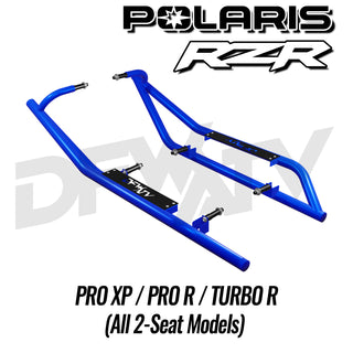 Polaris RZR Pro XP / Turbo R / Pro R Rock Sliders & Tree Kicker - 2 Seat