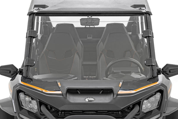 Rough Country FULL WINDSHIELD | SCRATCH RESISTANT | CAN-AM COMMANDER 1000R/MAX