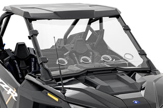 Rough Country VENTED FULL WINDSHIELD | SCRATCH RESISTANT | POLARIS RZR PRO/TURBO R