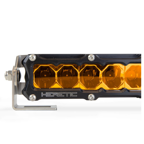 studio picture of heretics amber 6 inch led light bar