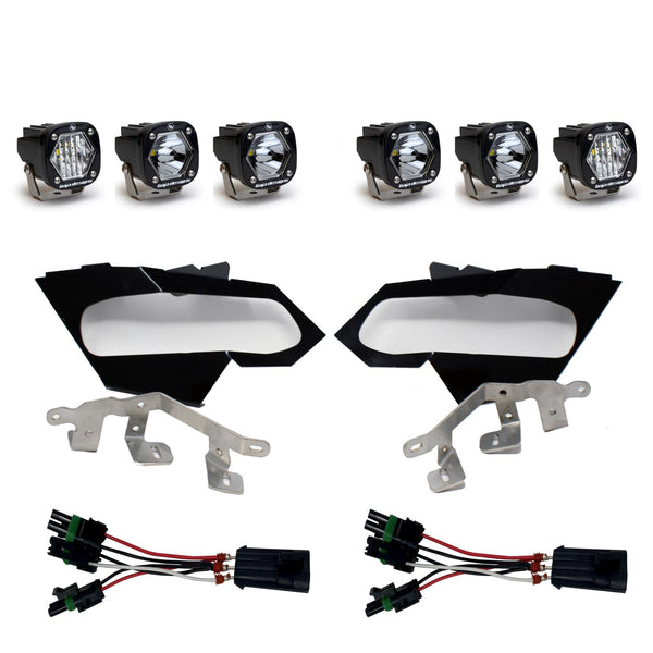 Baja Designs Can-Am S1 Triple LED Headlight Kit