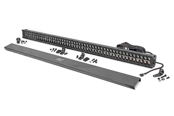 Rough Country BLACK SERIES LED LIGHT | 50 INCH | DUAL ROW | AMBER DRL