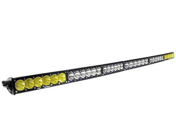 Baja Designs 60 Inch LED Light Bar Amber/Wide Wide Dual Control Pattern OnX6 Series