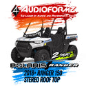 2018+ Polaris Ranger 150 Stereo Tops (2-Seat)