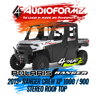 2013+ Polaris Ranger Crew XP 1000 / 900 Stereo Tops (4-Seat)