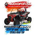 2014+ Polaris RZR XP 1000 / 2015+ RZR 900 Stereo Tops (2-Seat)