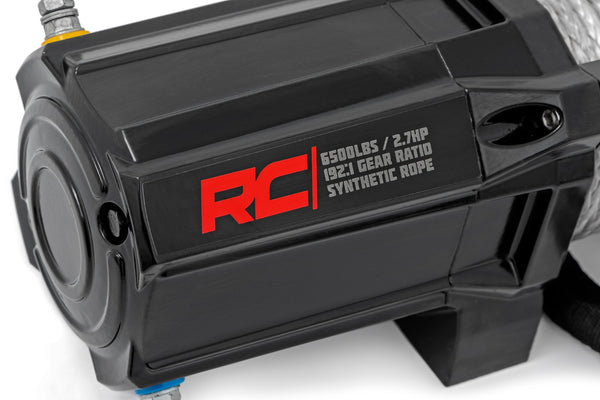 Rough Country 6500-LB WINCH | UTV | SYNTHETIC ROPE