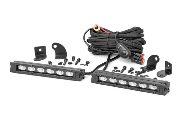 Rough Country 6-INCH SLIMLINE CREE LED LIGHT BARS (PAIR)