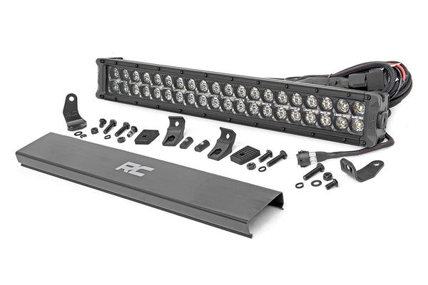 Rough Country BLACK SERIES LED LIGHT | 20 INCH | DUAL ROW | WHITE DRL