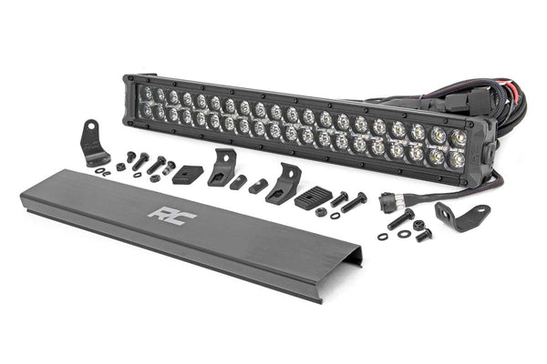 Rough Country BLACK SERIES LED LIGHT | 20 INCH | DUAL ROW | AMBER DRL