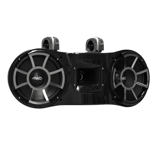 Wet Sounds REV 410 Black V2 | Revolution Series Dual 10" Black Tower Speaker