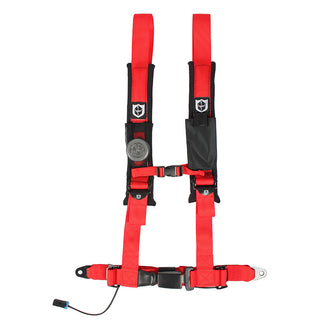 Buy red 4-POINT AUTOSTYLE HARNESS - 2 INCH