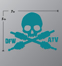 DFW ATV STICKER 4" or 6"