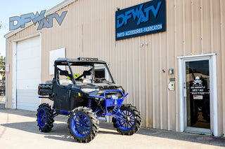 Polaris Ranger 1000 - Blue Wheels and Suspension with Stereo