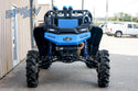 Polaris RZR XP 4 Turbo  - Black Cage with Blue Bumpers and Tree Kickers - October2020