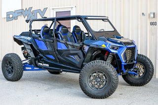 Polaris RZR Turbo S 4  - Black Cage with Windshield