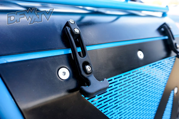Can-Am Maverick X3 - Blue Bumper and Panels with Storage Box