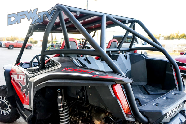 Honda Talon 1000X - Black Cage with Red Roof