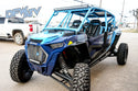 Polaris RZR Turbo S 4 - Blue Cage and Black Roof