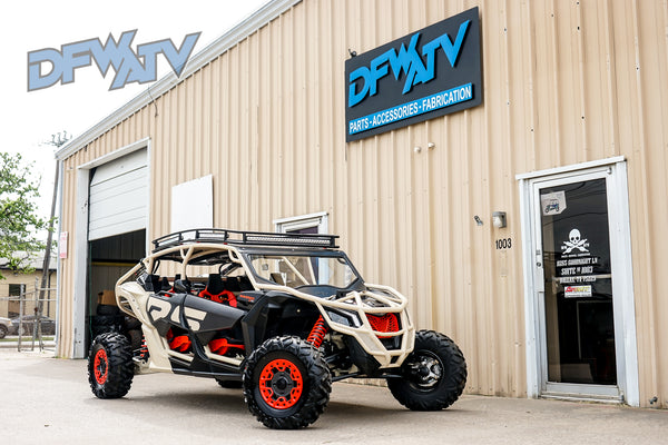 2021 Can-Am Maverick X3 Max - Tan Exo Cage with Roof Rack, Windshield, and Stereo - April2021