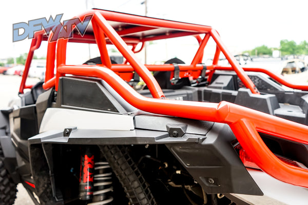 Polaris RZR XP Turbo S - Red Cage and Black Roof