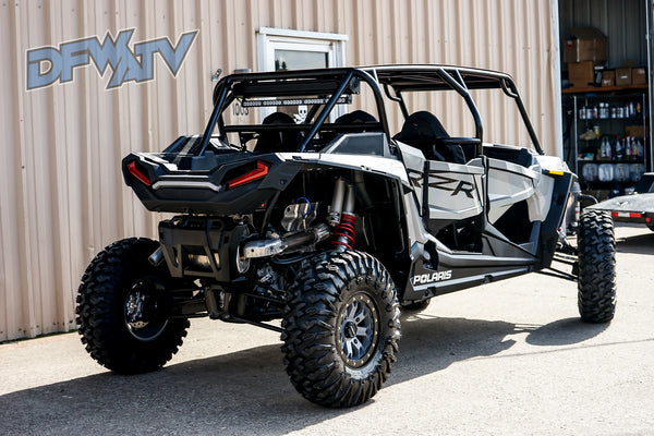 Polaris RZR XP 4 Turbo - Black Cage with Red Roof