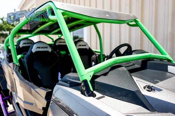 Polaris RZR XP 4 Turbo - Green Cage with Black Roof