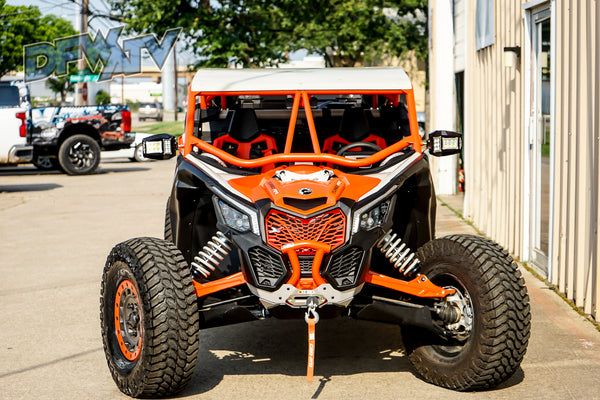 Can-Am Maverick X3 - Orange Cage with Roof and Switch Panel - June2021