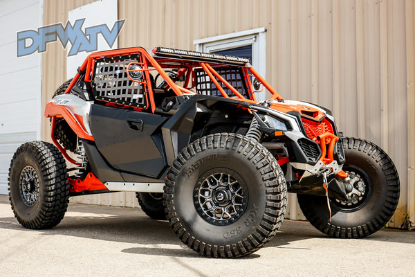 Can-Am Maverick X3 - Orange Cage with Spare Tire Mount and More