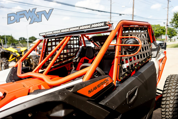 Can-Am Maverick X3 - Orange Cage with Spare Tire Mount and More