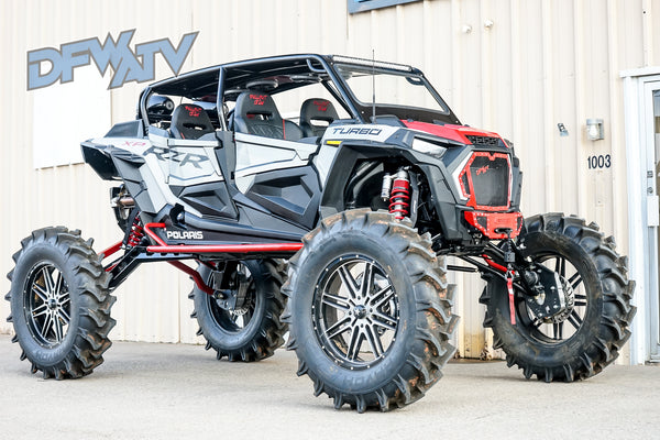 Polaris RZR XP 4 Turbo - Black Cage with Stereo and Custom Suspension