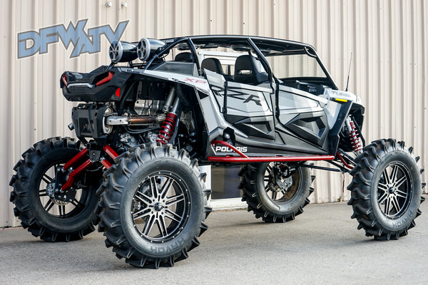 Polaris RZR XP 4 Turbo - Black Cage with Stereo and Custom Suspension