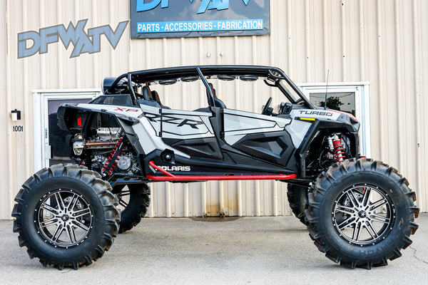 Polaris RZR XP 4 Turbo - Black Cage with Stereo and Custom Suspension