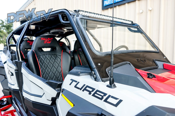 Polaris RZR XP 4 Turbo - Black Cage with Stereo and Custom Suspension