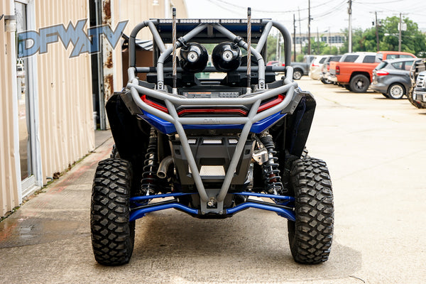 Polaris RZR Turbo S - Gray Cage and Blue Roof