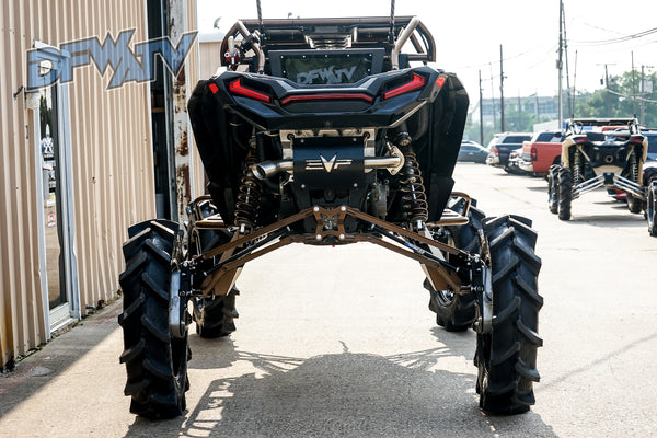 Polaris RZR XP 4 1000 - Bronze Cage and Stereo with Custom Suspension
