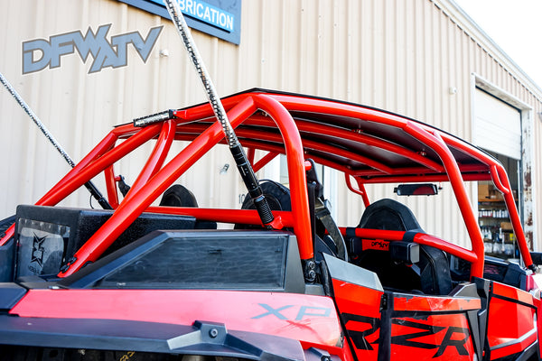 Polaris RZR XP 4 Turbo - Red Cage with Black Roof
