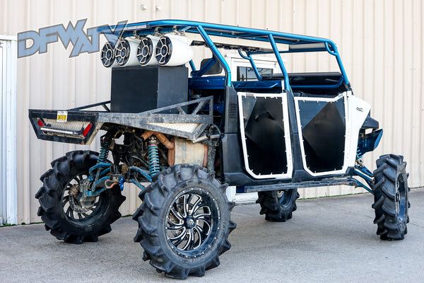 Polaris Ranger Crew 900 - Blue Cage with White Stereo Top and More