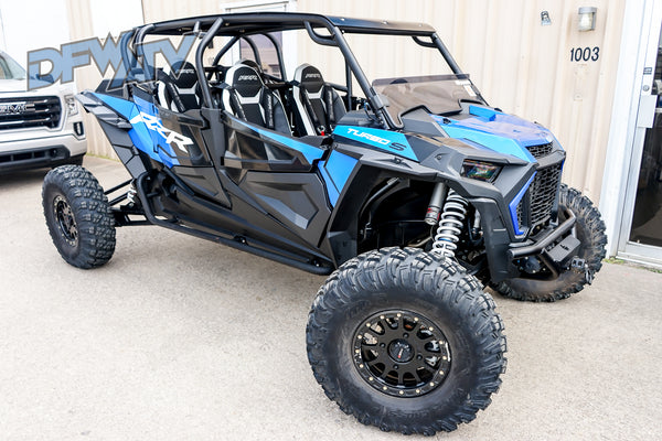 Polaris RZR Turbo S 4 - Black Cage and Roof