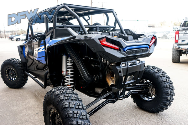 Polaris RZR Turbo S 4 - Black Cage and Roof