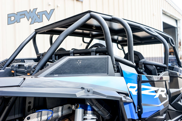 Polaris RZR Turbo S 4 - Black Cage and Roof