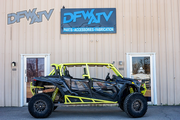 Polaris RZR XP 4 1000 - Lime Cage with Black Roof and Windshield