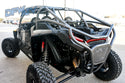 Polaris RZR Turbo S 4 - Gray Cage and Bumpers with Black Roof and Windshield
