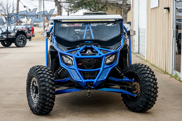 Can-Am Maverick X3 - Blue Exo Cage with Black Roof