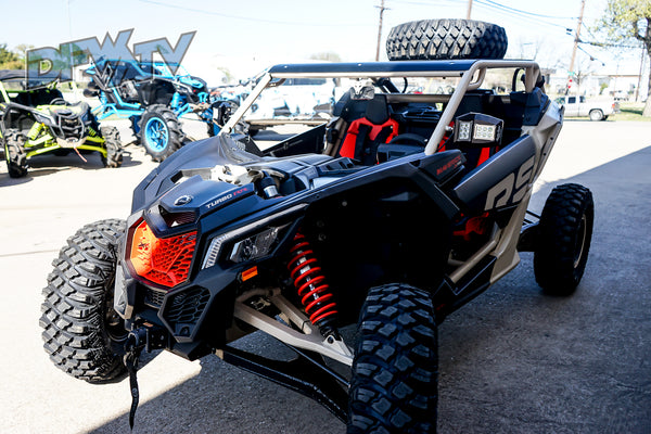 Can-Am Maverick X3 - Tan Cage with Black Roof and Spare Tire Mount